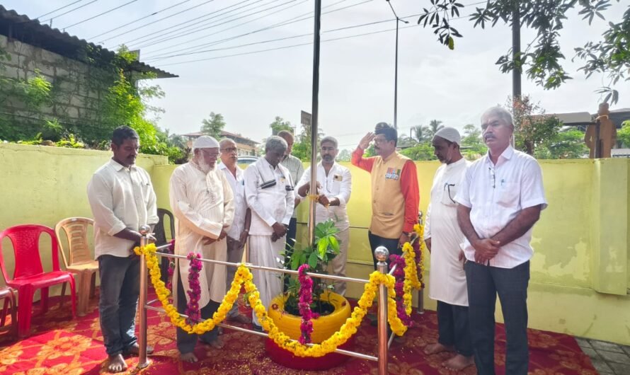 ಪಂಚವರ್ಣ ಸಂಘಟನೆ ಕಛೇರಿಯಲ್ಲಿ 80ನೇ ಹಸಿರು ಸ್ವಾತಂತ್ರ್ಯೋತ್ಸವ: ಕ್ರಾಂತಿಕಾರಿ,ಅಹಿಂಸಾ ತತ್ವದ ಮೂಲಕ ಸ್ವಾತಂತ್ರ್ಯ- ಸಂಸದ