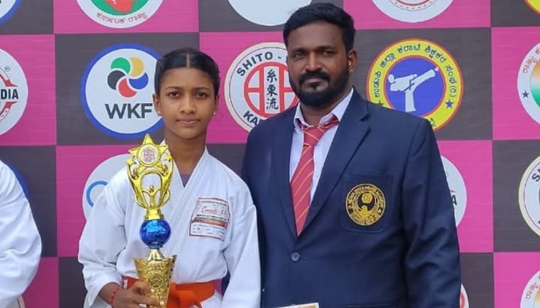 ರಾಷ್ಟ್ರೀಯ ಕರಾಟೆ ಚಾಂಪಿಯನ್‌ಶಿಪ್‌ನಲ್ಲಿ ಪ್ರೇರಣಾ ಮೊಗವೀರಗೆ ಪ್ರಥಮ ಸ್ಥಾನ